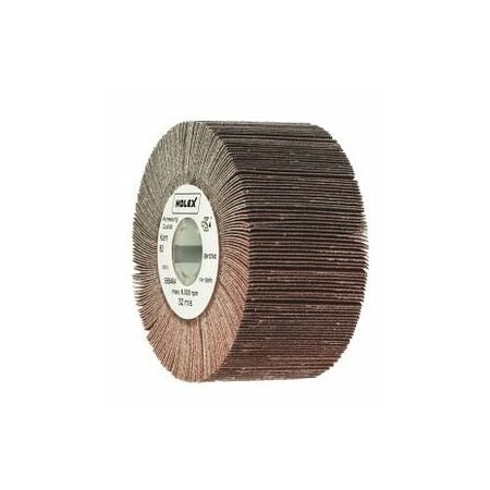 Holex Flap Wheel Roller, 100 mm X 50 mm, Grit: 80 568464 80